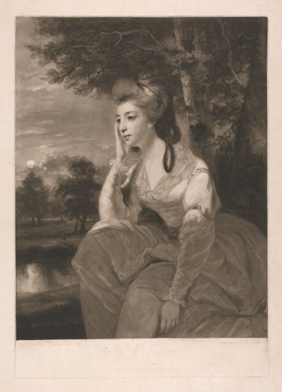 Hon. Fru Stanhope av John Raphael Smith