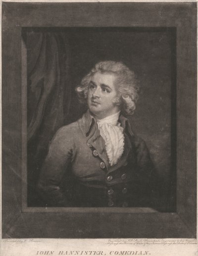 John Bannister, komiker, 1787 av John Raphael Smith