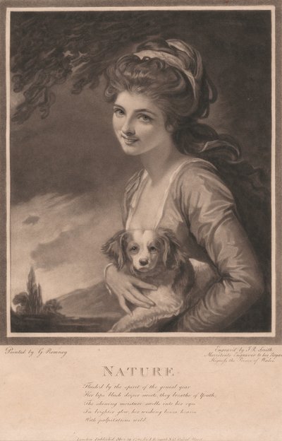 Lady Hamilton som ”Naturen” av John Raphael Smith