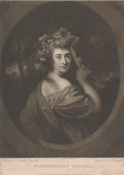 Mademoiselle Baccelli av John Raphael Smith