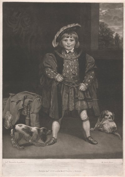 Master Crewe som "Henry VIII" av John Raphael Smith