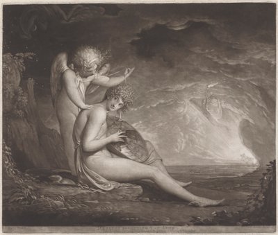 Merkurius uppfinner lyran av John Raphael Smith