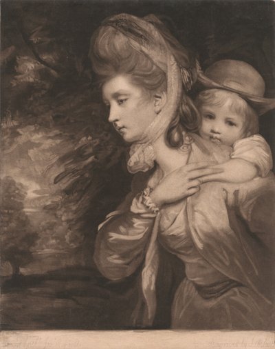 Mrs. Payne Galwey och hennes son Charles av John Raphael Smith