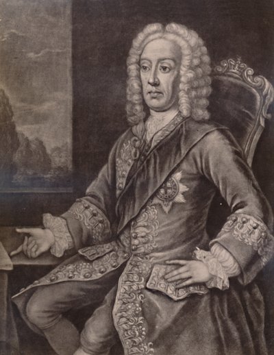 Philip Stanhope, Earl of Chesterfield, engelsk statsman, 1700-talet 1894 av John Raphael Smith