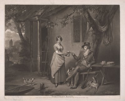 Jägarens måltid av John Raphael Smith