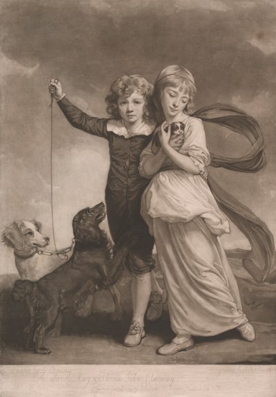 De klaverande barnen av John Raphael Smith