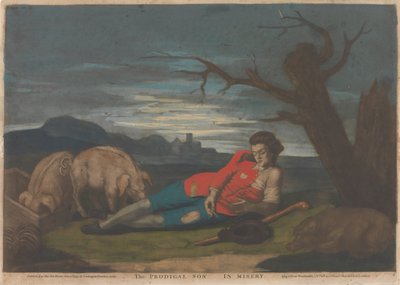 Den förlorade sonen i misär (1 av 5) av John Raphael Smith