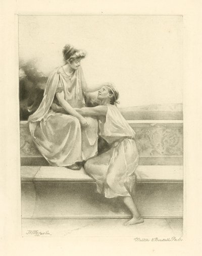 Illustration till Catullus dikter (fotogravyr) av John Reinhard Weguelin