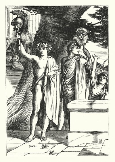 Tvillingarna (gravyr) av John Reinhard Weguelin