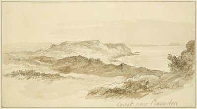 Kusten nära Clevedon av John Reverend Eden