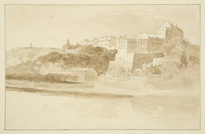 Utsikt från Rownham som visar Windsor Terrace (penna och akvarell på papper) av John Reverend Eden