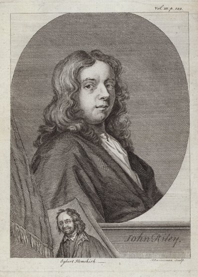 Porträtt av John Riley av John Riley