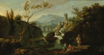 Klassiskt landskap, 1822-1826 av John Ritto Penniman