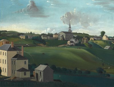 Meetinghouse Hill, Roxbury, Massachusetts, 1799. av John Ritto Penniman