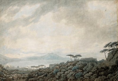 En dal i kantonen Unterwalden, Schweiz av John Robert Cozens