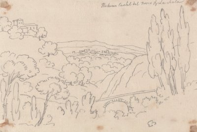 Mellan Castel del Bosco och La Scala av John Robert Cozens
