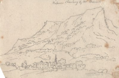 Mellan Chamberg och Mt Meliant av John Robert Cozens