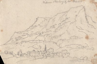 Mellan Chamberg och Mt. Meliant av John Robert Cozens