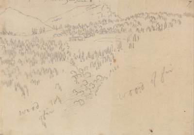 Mellan Innsbruck och Schönberg av John Robert Cozens
