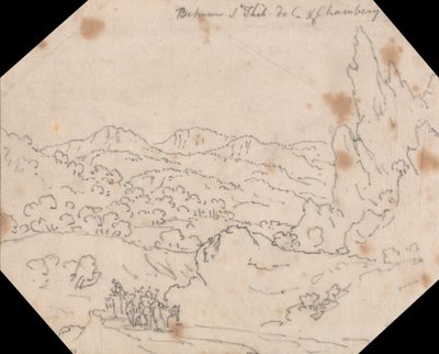 Mellan Saint-Thibaud-de-Couz och Chambery av John Robert Cozens