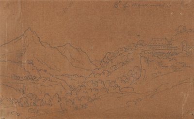 Bramaner från Mauriennes av John Robert Cozens