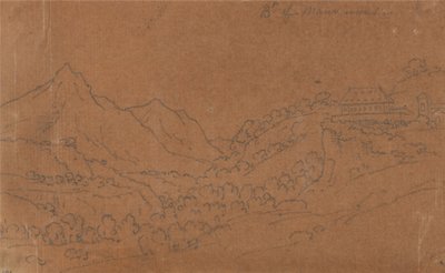 Bramans från Mauriennes av John Robert Cozens