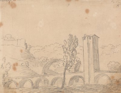 Bron vid Narni av John Robert Cozens
