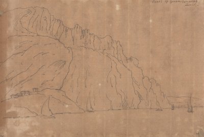 Genuas kust av John Robert Cozens