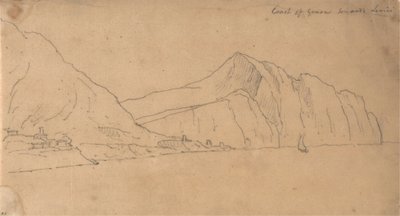 Genuas kust mot Lerici av John Robert Cozens