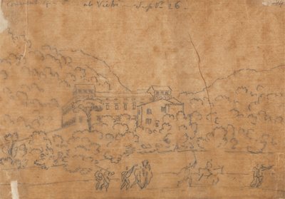Kloster i Vietri, 26 september av John Robert Cozens