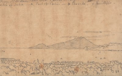 Från Sir W. Hamiltons villa i Portici den 12 augusti av John Robert Cozens