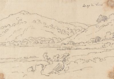 Vico-sjön av John Robert Cozens