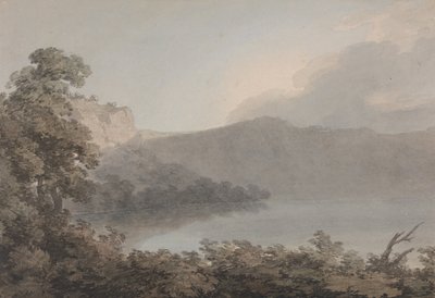 Vicosjön mellan Rom och Florens av John Robert Cozens
