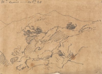 Mont Cenis, 20 oktober av John Robert Cozens