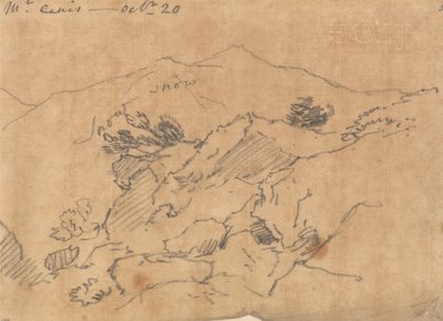 Mont Cenis, den 20 oktober av John Robert Cozens