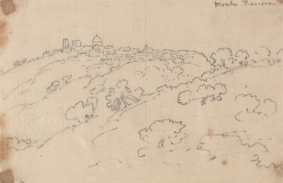 Montefiascone av John Robert Cozens