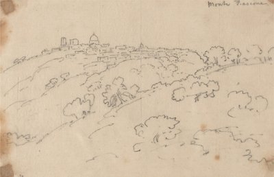 Monte Fiascone av John Robert Cozens