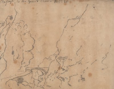 Passage till Grand Chartreuse av John Robert Cozens