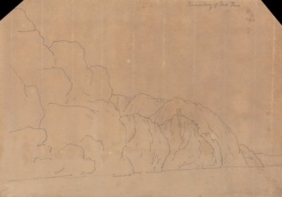 Porto Finos udde av John Robert Cozens
