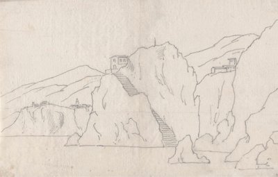 Rock Coastline av John Robert Cozens