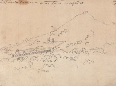 Santa Francesca på La Cava, 20 september av John Robert Cozens