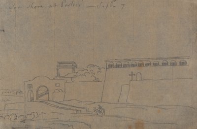 Sea Shore vid Portici, den 7 september av John Robert Cozens