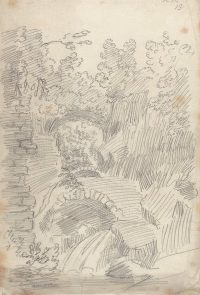 Terrano Bridge, Civita Castellana av John Robert Cozens