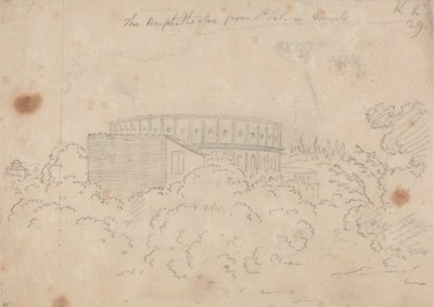 Amfiteatern sett från S. Pietro i Vinculo av John Robert Cozens