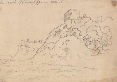 Kusten av Posillipo, 16 oktober av John Robert Cozens