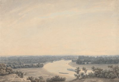 Themsen från Richmond Hill ser sydväst ut av John Robert Cozens