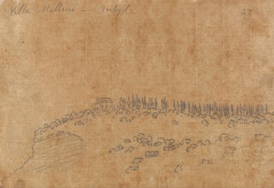 Villa Mellini, den 1 juli av John Robert Cozens