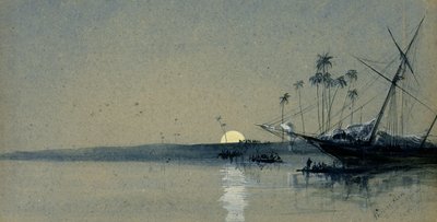 "Frakt av slavar, Afrikas västkust av John Robert Mather