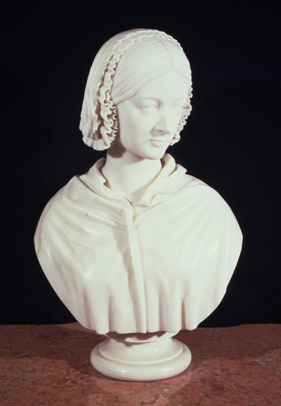 Byst av Florence Nightingale (1820-1910) av John Robert Steell