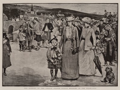 Invigningen av ripsäsongen, söndag morgon i höglandet av John Robertson Reid